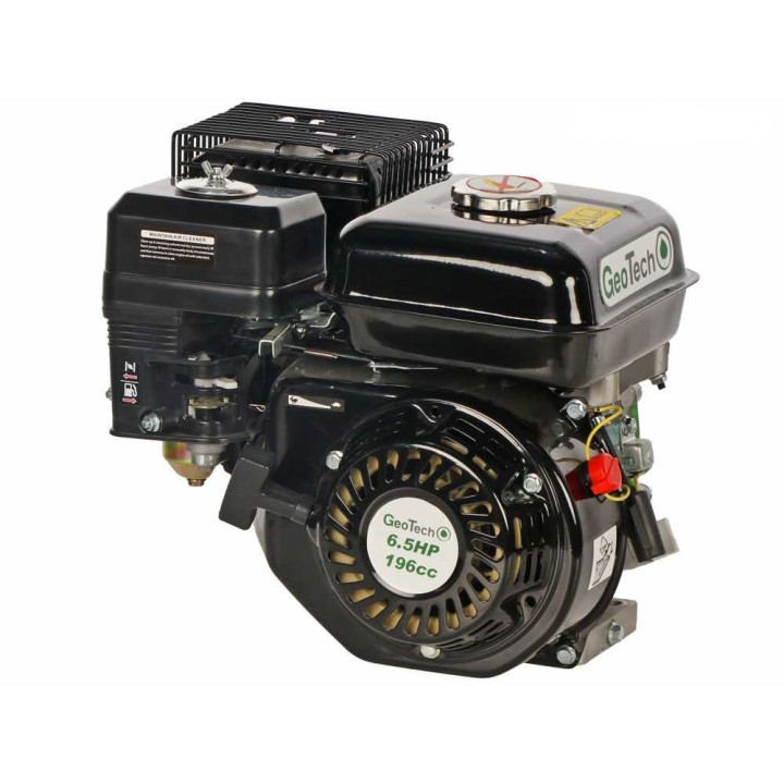 GeoTech 196 cc nelitahtimoottori vaakasuoralla akselilla, 6,5 HP