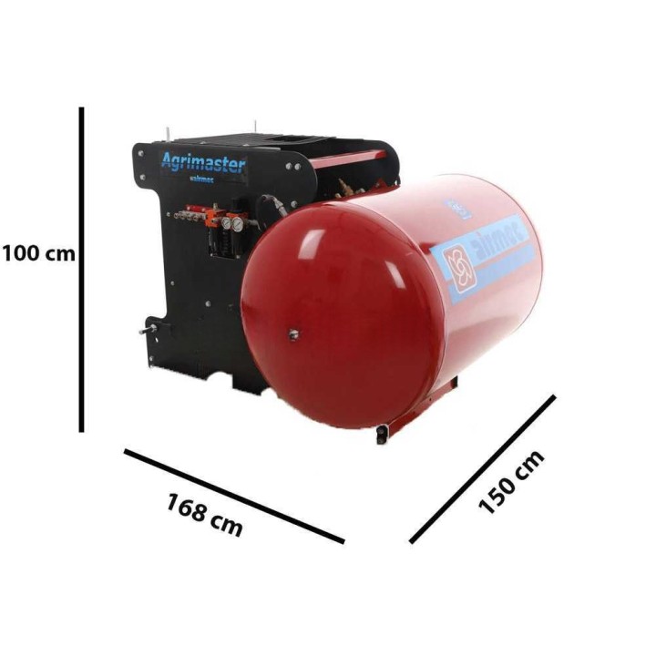 Airmec Agrimaster 1000/650 traktorikompressori, 650 l, 14,5 bar, 1 020 l/min