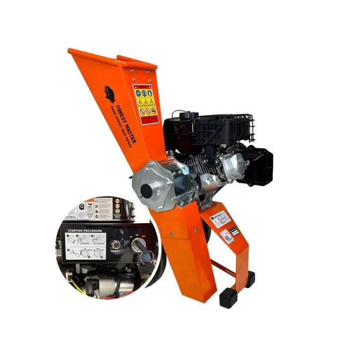 Forest Master FM6DDES-MUL biotriturator, 7 HP, sähkökäynnistys