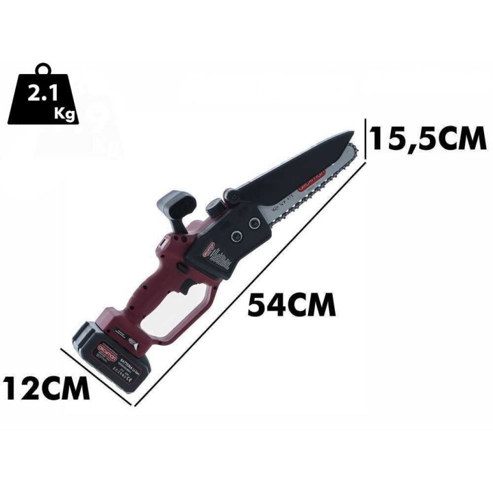 Archman PE01X akkukäyttöinen oksasaha, 800 W, 20 cm, 205–265 cm