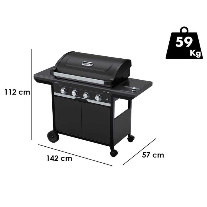 Campingaz Select 4 EXSD kaasugrilli, 12 kW, Culinary Modular