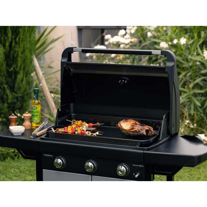 Campingaz Plancha EX3 -kaasugrilli, 7,5 kW, emaloitu valurautalevy