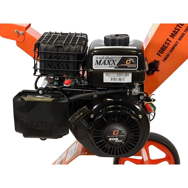 Forest Master FM6DD oksasilppuri, 6 HP, 208 cm³, 50 mm