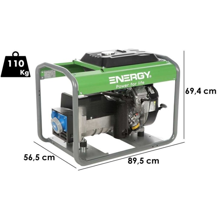 Energy EY-12MB AVR yksivaiheinen generaattori, 9,5 kW, Briggs & Stratton