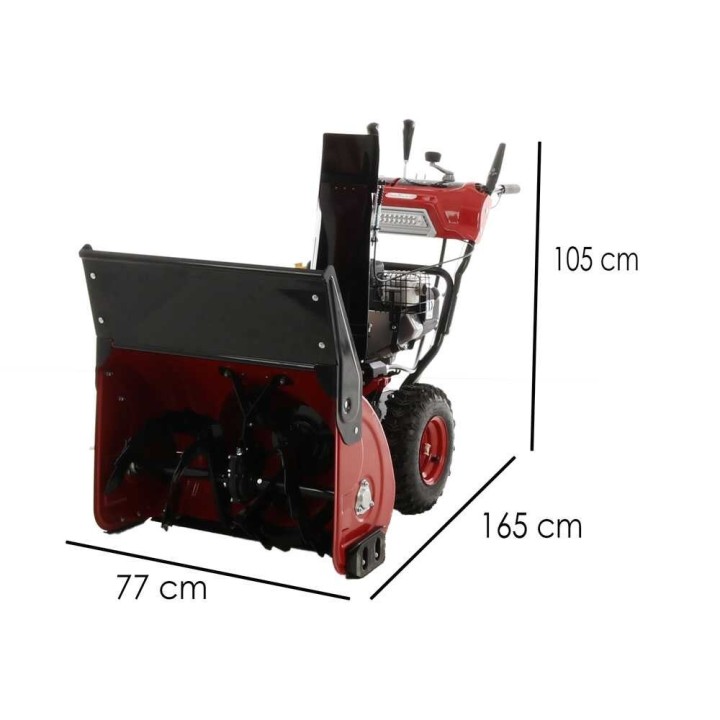 STP971 WEBS lumilinko, Briggs&amp;Stratton 306 cm³, 71 cm, sähkökäynnistys