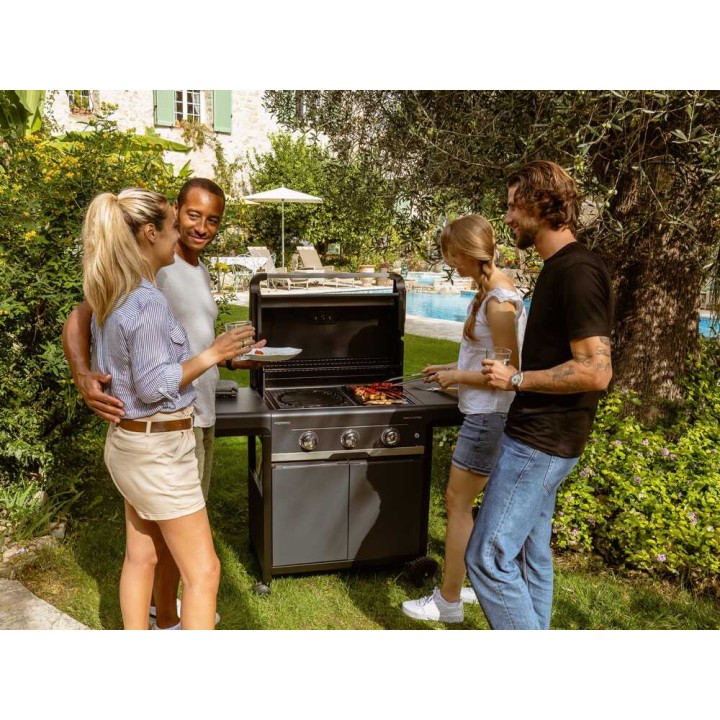 Campingaz Select 3 EXSD kaasugrilli, 9 kW, valurautainen grillauspinta