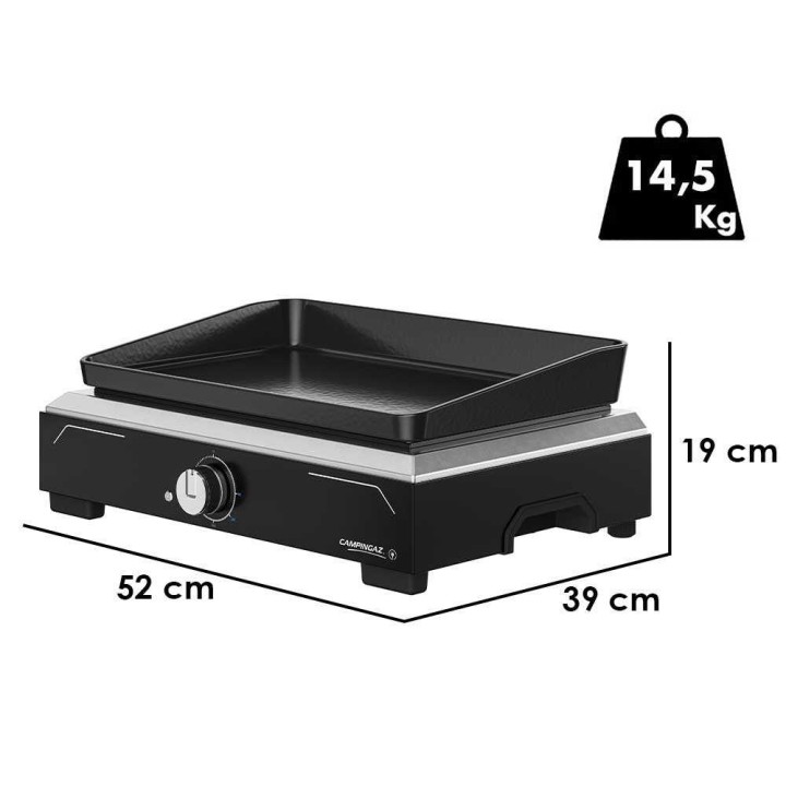Campingaz Plancha Electric 1 XD -sähkögrilli, 2,5 kW, 45 × 30 cm