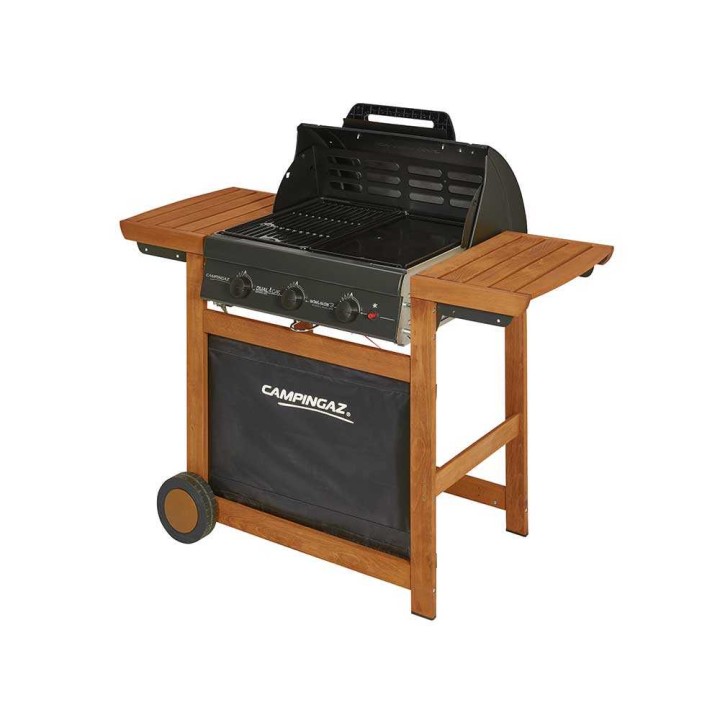 Campingaz Adelaide 3 Woody L Dual Gas -kaasugrilli, 14 kW, 60 × 45 cm