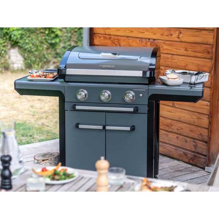 Campingaz 3 Series Premium S DG -kaasugrilli, nestekaasu tai maakaasu, 10,2 kW