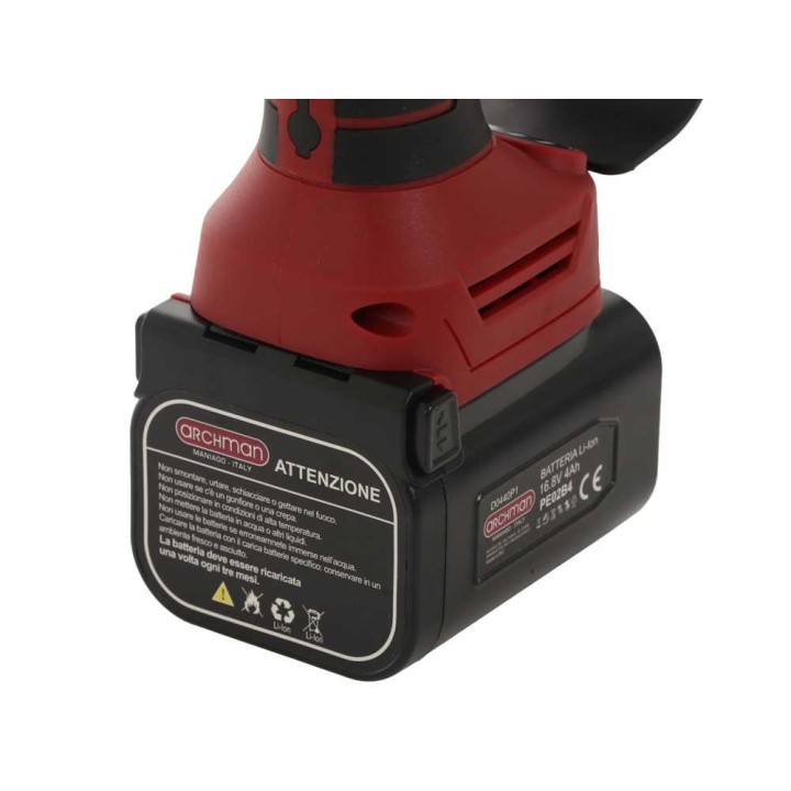 Archman PE03 akkukäyttöinen oksasaha, 500 W, 16,8 V