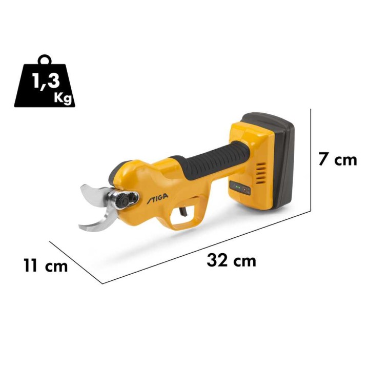 Stiga SP 100e Kit akkukäyttöinen oksasaha ja oksasakset, 20 V / 2 Ah