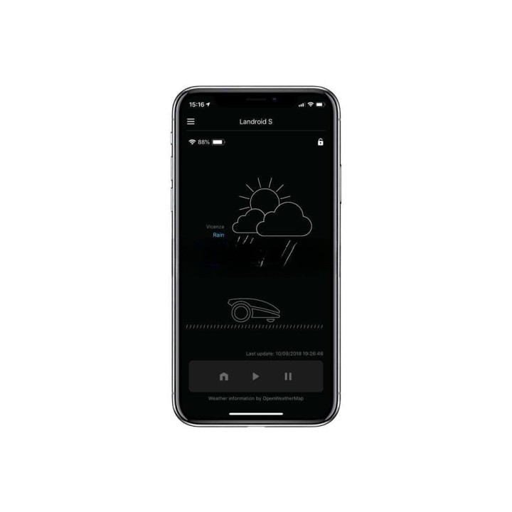 Worx Landroid S250 WR168E robottiruohonleikkuri, 20 V, 250 m², rajalanka