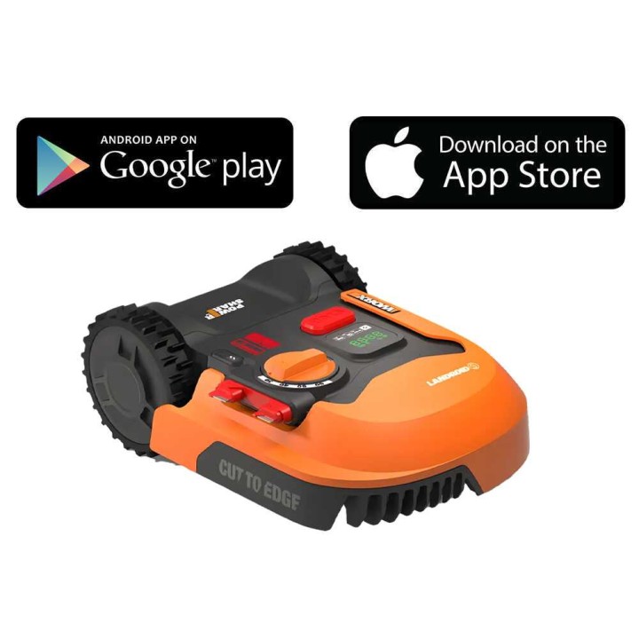 Worx Landroid S250 WR168E robottiruohonleikkuri, 20 V, 250 m², rajalanka