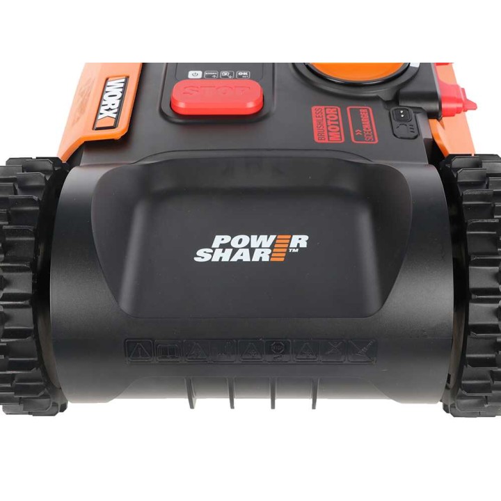 Worx Landroid S250 WR168E robottiruohonleikkuri, 20 V, 250 m², rajalanka