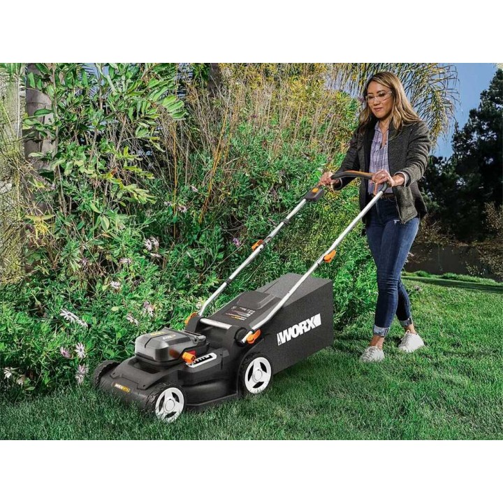 Worx Nitro WG745E akkuruohonleikkuri, 40 V, 41 cm, 2 × 4 Ah