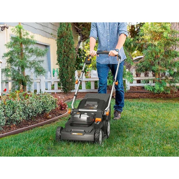 Worx Nitro WG745E akkuruohonleikkuri, 40 V, 41 cm, 2 × 4 Ah