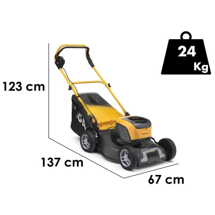 Stiga Collector 48 AE Kit akkuruohonleikkuri, 48 V / 4 Ah, 46 cm
