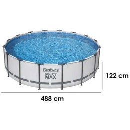 Bestway Steel Pro Max 5612Z uima allas 488 122 cm 19 480 l