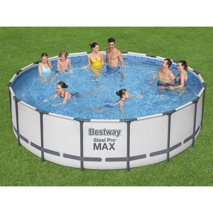Bestway Steel Pro Max 5612Z uima-allas, Ø488 × 122 cm, 19 480 l