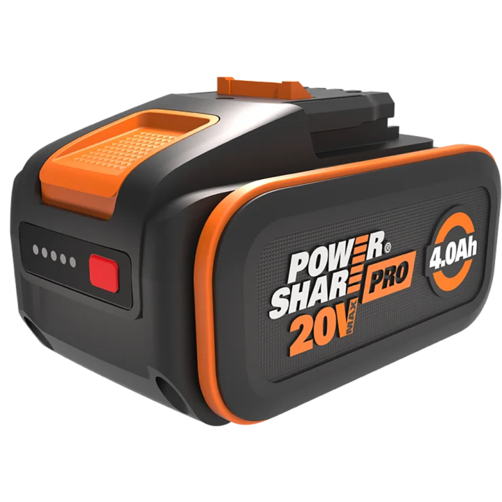 Worx WA3644 PowerShare Pro litiumakku 20 V 4 Ah LED ilmaisin