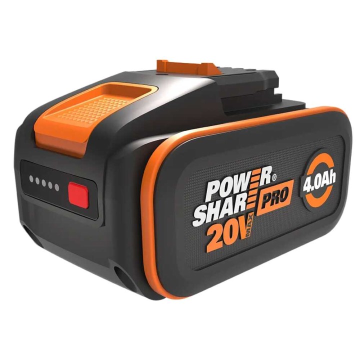 Worx WA3644 PowerShare Pro -litiumakku, 20 V, 4 Ah, LED-ilmaisin