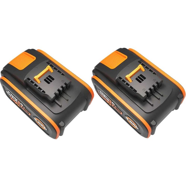 Worx WA3644.2 PowerShare Pro akkupari, 20 V, 4,0 Ah, LED-ilmaisin
