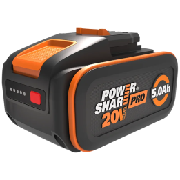 Worx WA3645 PowerShare Pro litiumakku 20 V 5 Ah LED ilmaisin