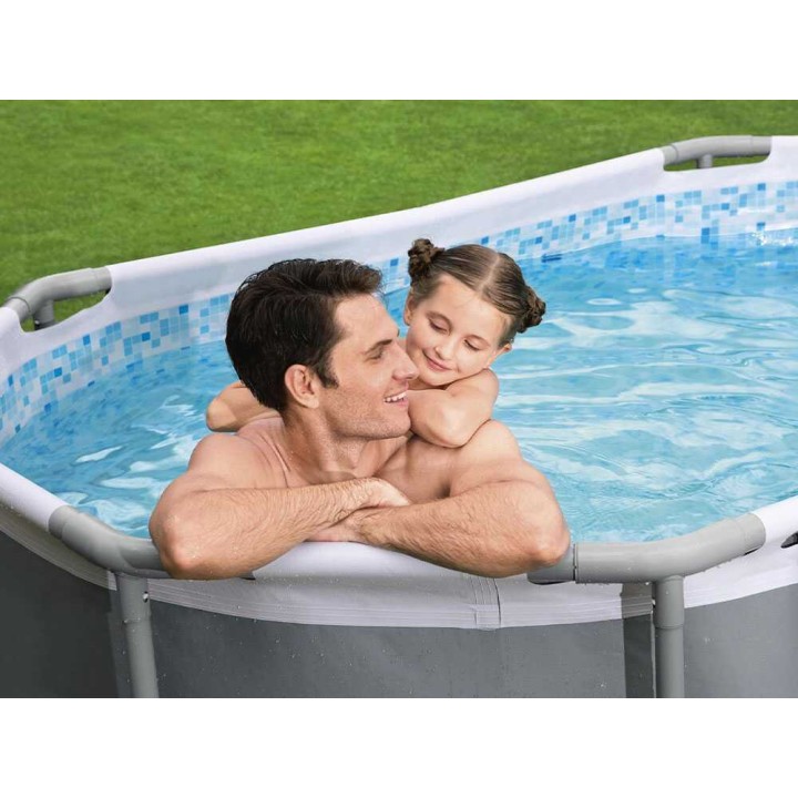 Bestway Steel Pro Max 5614A soikea uima-allas, 305 × 200 × 84 cm, 3 668 l