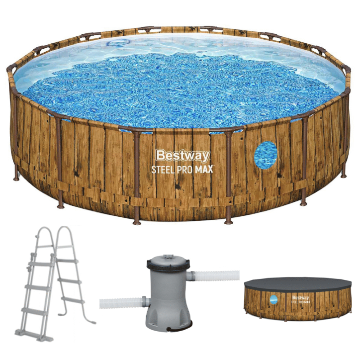 Bestway Steel Pro Max Splashview 561JM pyöreä allas 427 107 cm 13 030 l