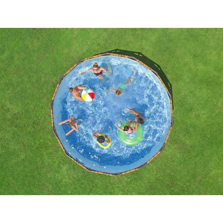 Bestway Steel Pro Max Splashview 561JM pyöreä allas, Ø427 × 107 cm, 13 030 l