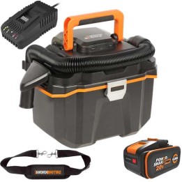 Worx Nitro WX031 märkä ja kuivaimuri 20 V 4 Ah 8 l