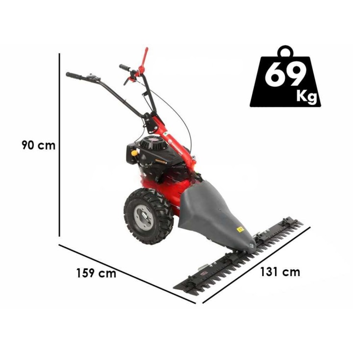 Eurosystems M310 motoniittokone, Loncin 196 OHV, 127 cm