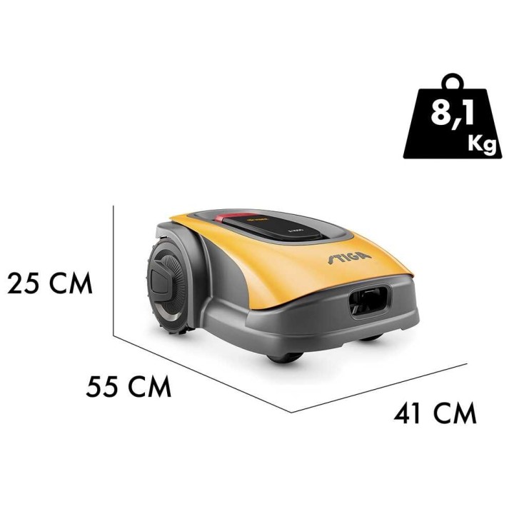 Stiga A 300 robottiruohonleikkuri, 450 m², 25,2 V, ilman rajakaapelia