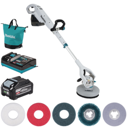 Makita PS001GM101 lattianhoitokone 40 V 4 Ah akku ja laturi