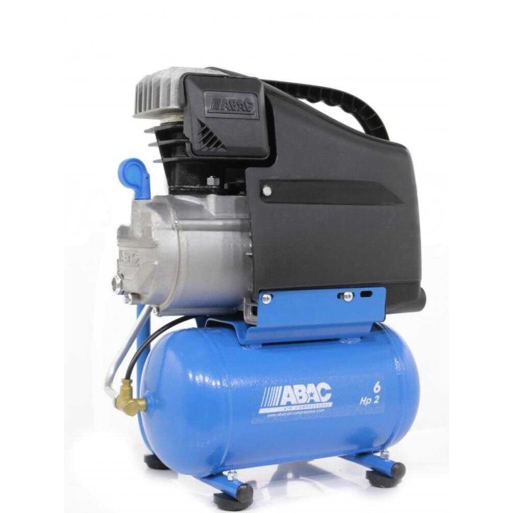 ABAC START L20 kannettava sähkökompressori, 2 HP, 6 l, 10 bar