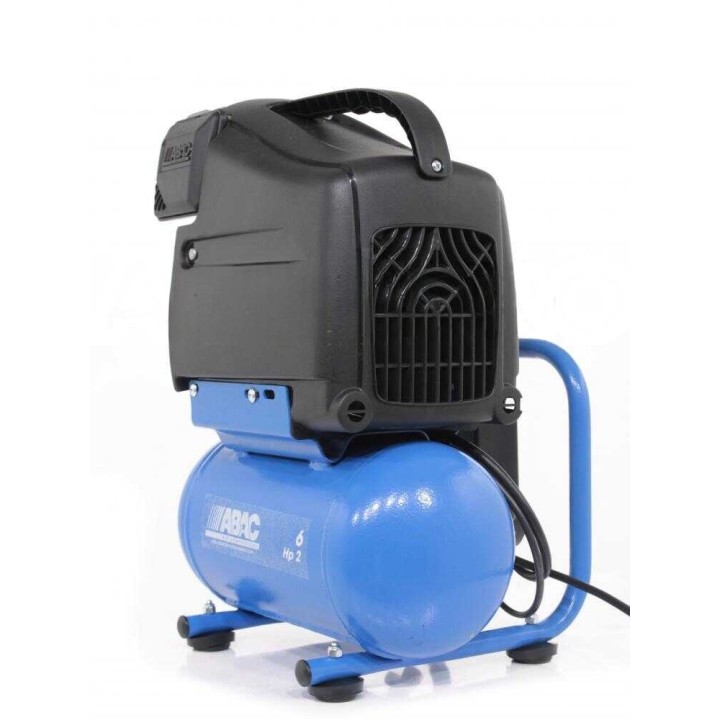 ABAC START L20 kannettava sähkökompressori, 2 HP, 6 l, 10 bar