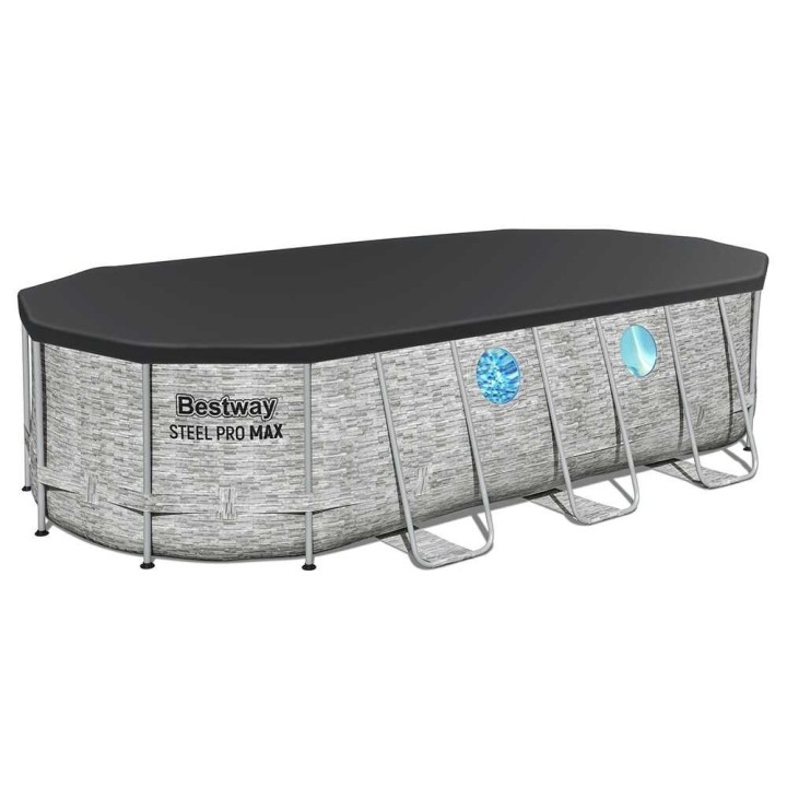 Bestway Steel Pro Max Splashview 56716 soikea uima-allas, 549 × 274 × 122 cm