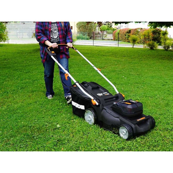 Worx Nitro WG737E akkuleikkuri 37 cm, 40 V, 4 Ah, 2 kpl, 40 l