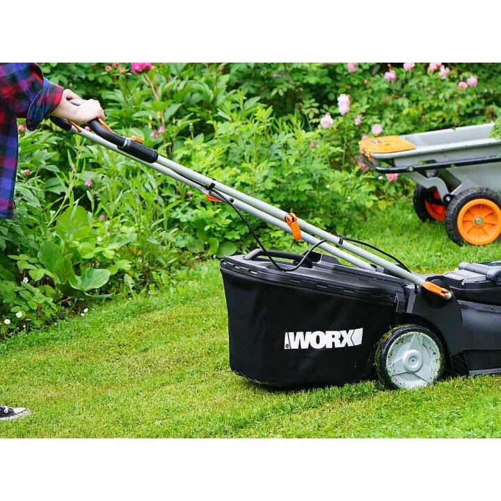 Worx Nitro WG737E akkuleikkuri 37 cm, 40 V, 4 Ah, 2 kpl, 40 l
