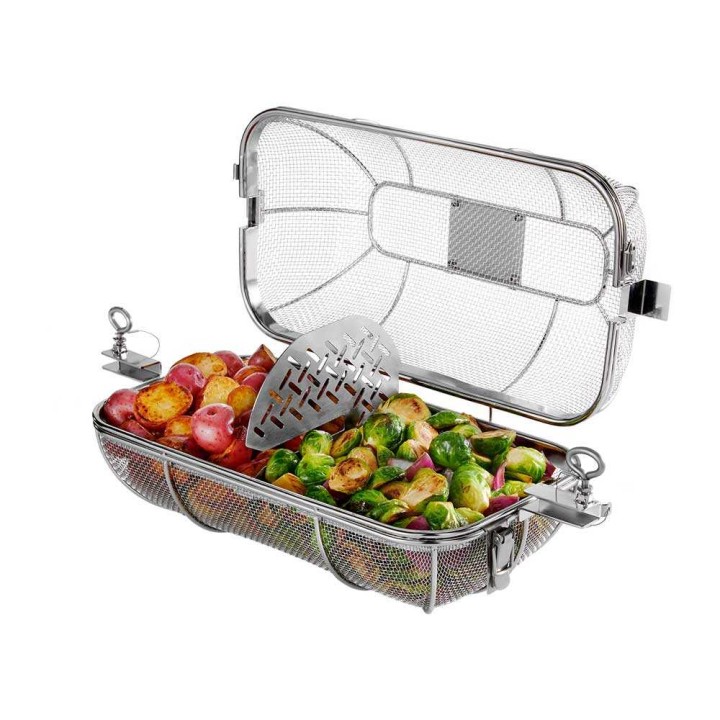 Weber Crafted grillikori vartaisiin, ruostumaton teräs, 48 × 20 × 19 cm