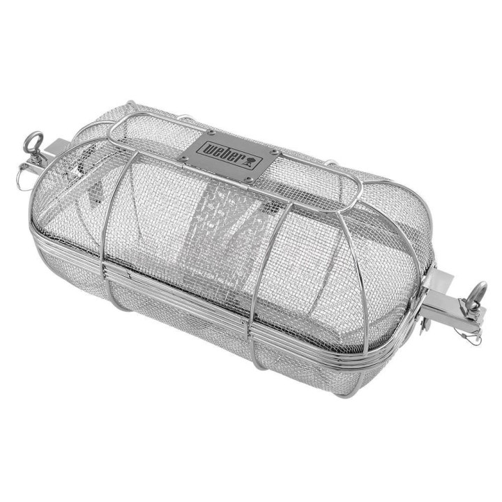 Weber Crafted grillikori vartaisiin, ruostumaton teräs, 48 × 20 × 19 cm
