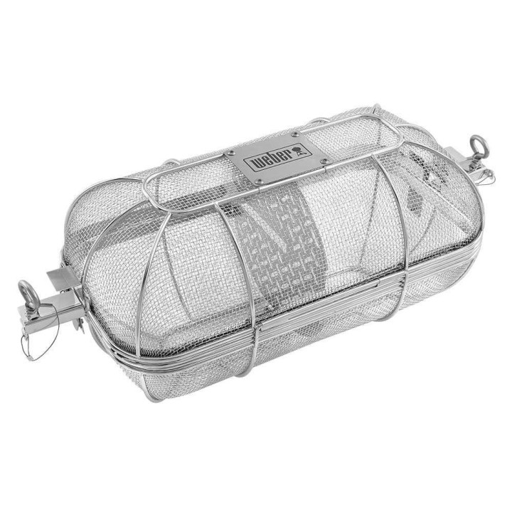 Weber Crafted grillikori vartaisiin, ruostumaton teräs, 48 × 20 × 19 cm