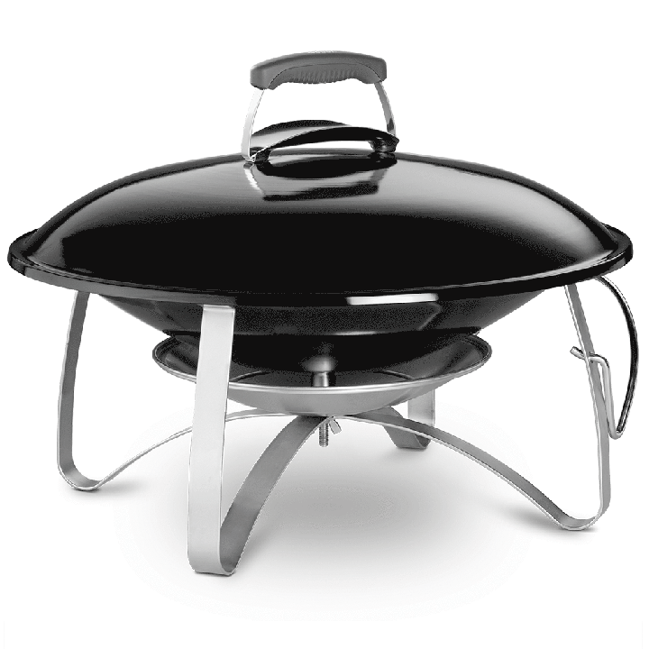 Weber siirrettävä ulkotulisija emaloitu teräs 61 5 61 5 45 5 cm
