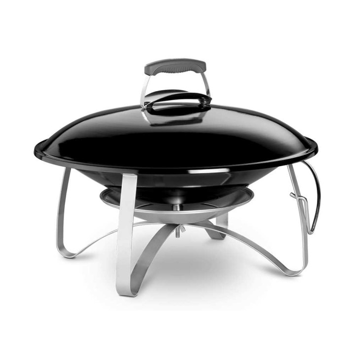 Weber siirrettävä ulkotulisija, emaloitu teräs, 61,5 × 61,5 × 45,5 cm