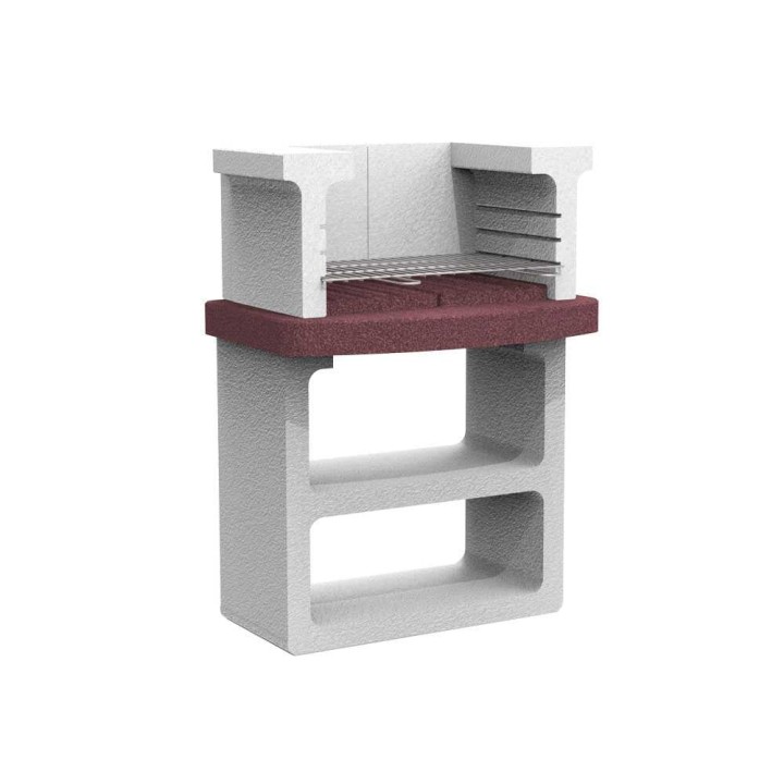 Linea VZ Ischia New hiiligrilli, 67 × 40 cm:n ritilä, kolme paistokorkeutta
