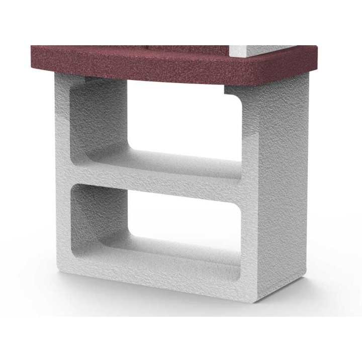 Linea VZ Ischia New hiiligrilli, 67 × 40 cm:n ritilä, kolme paistokorkeutta