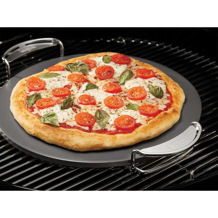 Weber Crafted emaloitu uunikivi pizzoille ja leivälle, 33,5 × 42,5 × 5,1 cm