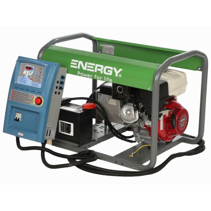 Energy EY-5,5MBE-A yksivaiheinen aggregaatti, Honda GX 270, 4,4 kW, ATS