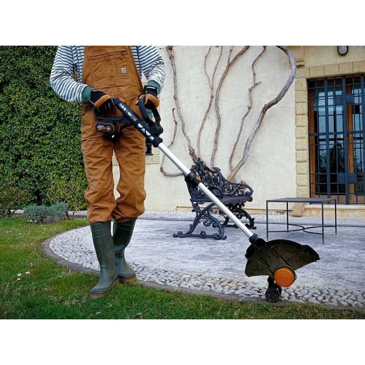 Worx WG173E Nitro 3-in-1-akkutrimmeri, 20 V, 4 Ah, 33 cm