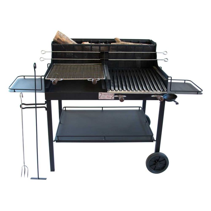 Cruccolini Little Tuscany puu- ja hiiligrilli, 94 × 56 cm, 101 kg